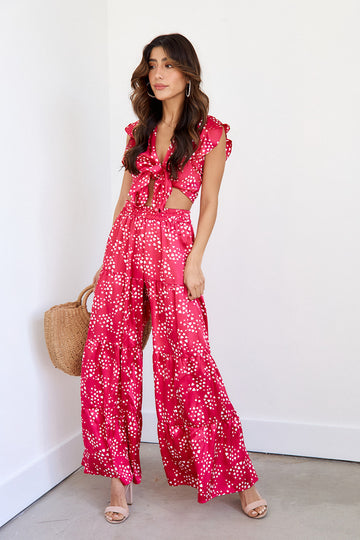 Raley Printed Tiered Pant