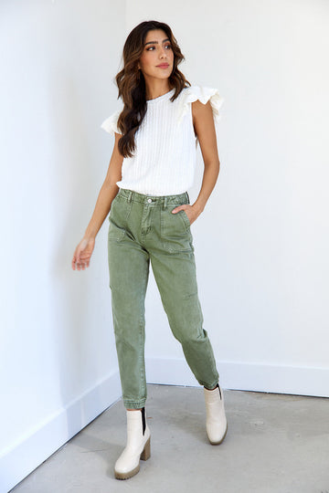 Jade Slim Fit Denim Jogger