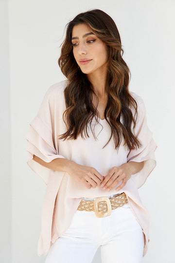 Piper Ruffled Sleeve Blouse