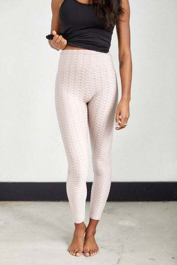 Focus Textured Solid Legging