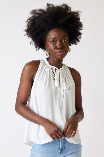 SALE - Carli Tie Neck Tank