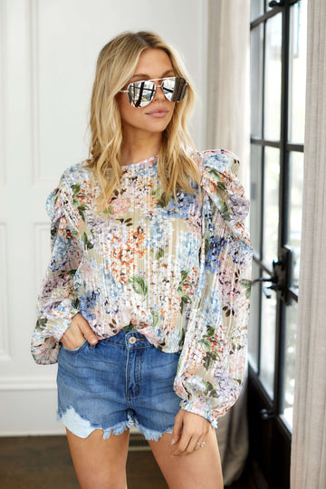Aliza Floral Print Blouse