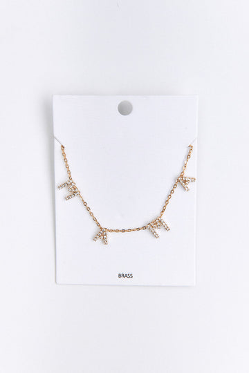 Adair Mama Crystal Necklace