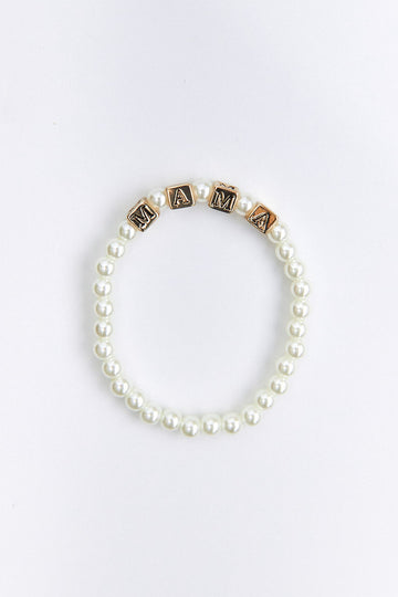 Melenia Mama Pearl Bead Bracelet