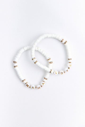 Everlee Mama Beaded Bracelet Set