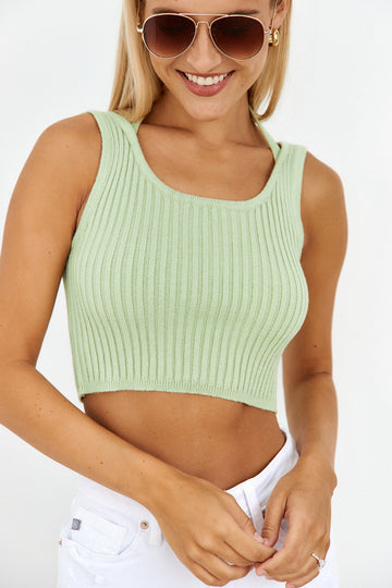 Zoie Ribbed Knit Tank