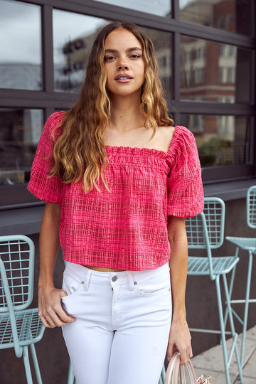 SALE- Willa Square Neck Blouse