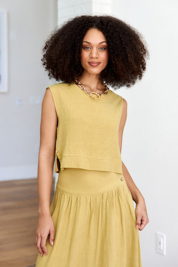 SALE- Oaklynn Sleeveless Top