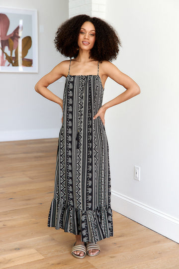 SALE- Iona Printed Maxi Dress