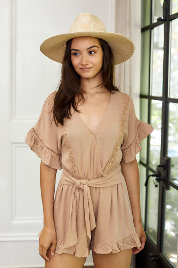 Ella Ruffle Detail Romper