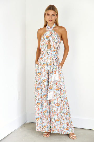 SALE- Rian Twist Halter Neck Jumpsuit