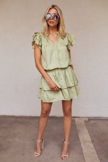 Rhodes Smocked Waist Mini Dress