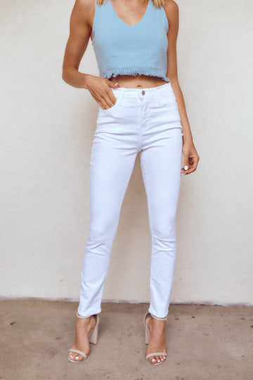 The Shore High Rise Skinny Cigarette Jeans