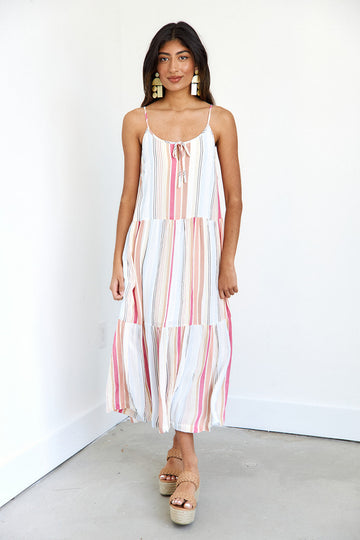 SALE- Z Supply Blaire Striped Midi Dress