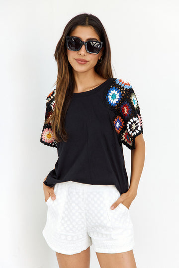 SALE - Beau Eyelet Short