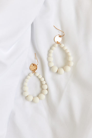 June Clay Ball Earrings