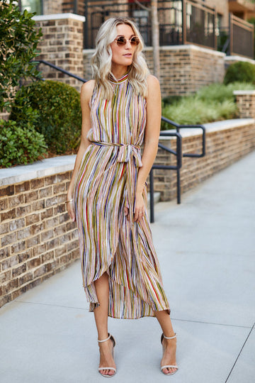 Aria Printed Maxi Dress