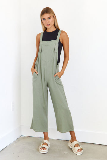 SALE- Layton Denim Overall Jumpsuit