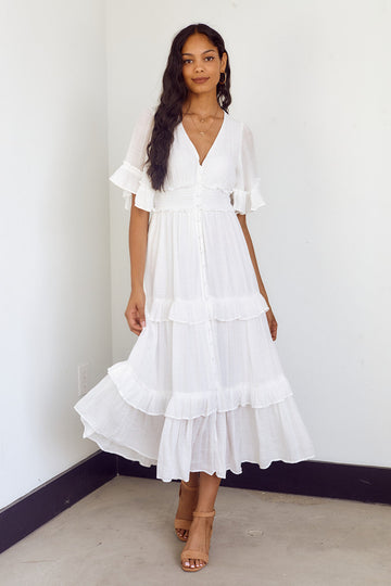 Millie Button Down Maxi Dress