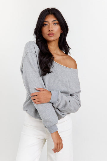 SALE - Orla Off The Shoulder Sweatshirt