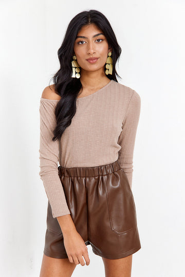 SALE - Z Supply Jane Rib One Shoulder Top