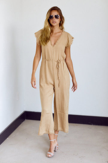 Rio Fringe Hem Loose Fit Jumpsuit