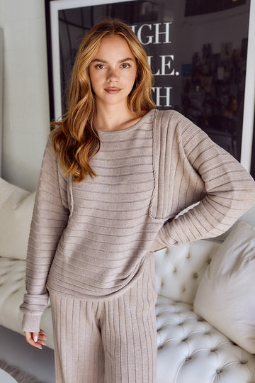Juliet Ribbed Lounge Top