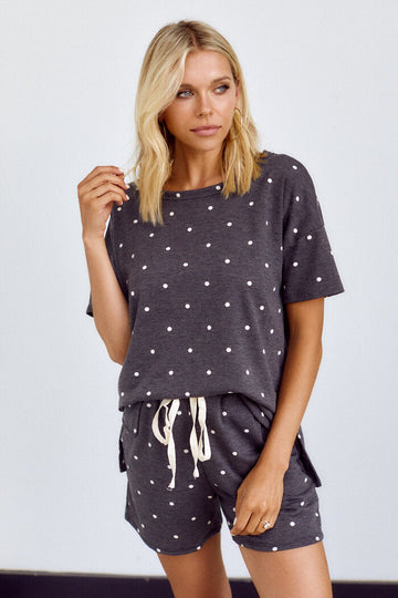 Harper Polka Dot Lounge Top