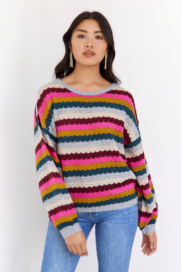 Daphne Striped Sweater