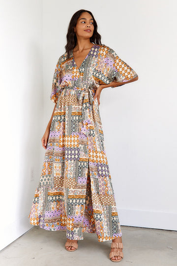 SALE - Porsha Printed Maxi Dress