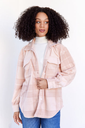 SALE - Z Supply Tucker Fleece Plaid Jacket