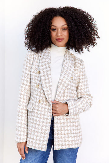 SALE - Andi Houndstooth Blazer