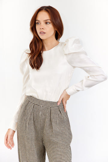 SALE - Skye Puff Sleeve Bodysuit