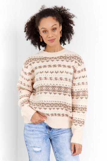 SALE - Tinsley Printed Sweater