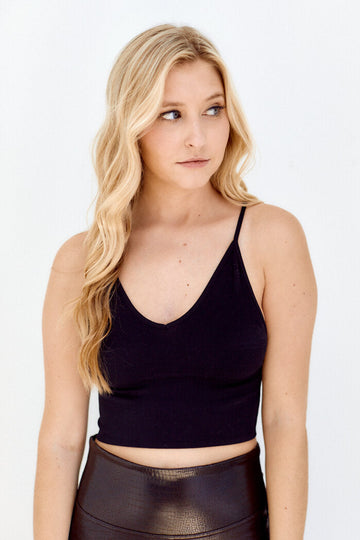 Millie Ribbed Cropped Cami