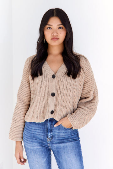 Josey Button Front Cardigan