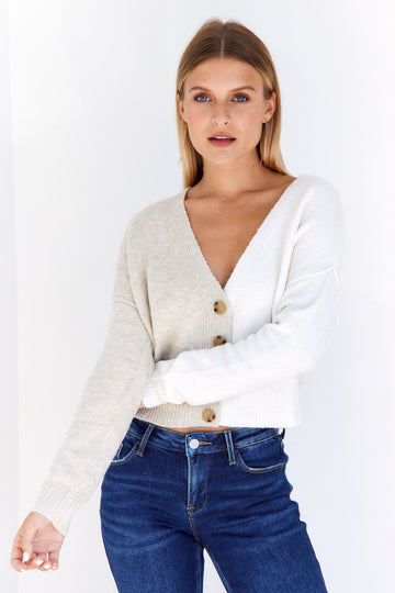 Mavis Contrast Cardigan