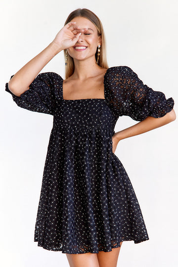SALE - Gigi Sparkle Floral Mini Dress