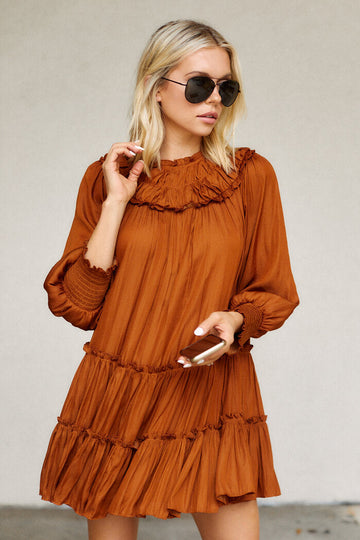 Moxy Ruffled Swing Dress