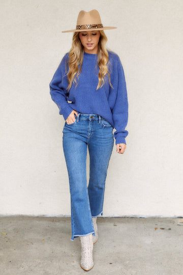 Juniper Step Hem High Rise Crop Flare