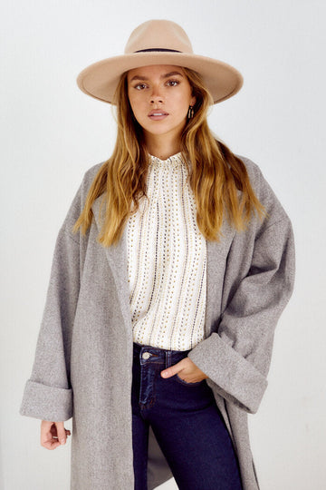 Dallas High Neck Printed Blouse