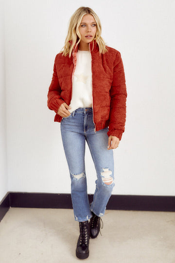 Berlynn Corduroy Puffer Jacket