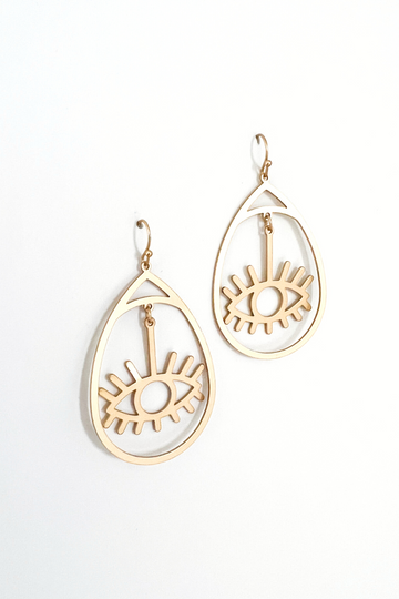 Charlotte Eye Teardrop Earrings