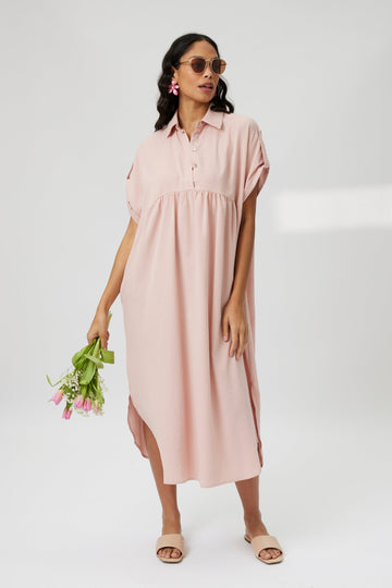 SALE - Natasha Maxi Shirt Dress