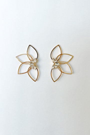 Sasha Flower Fan Earrings