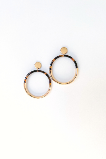 Jordie Acrylic Circle Earrings