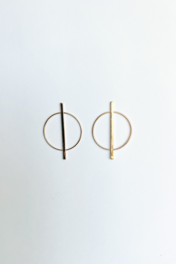 SALE - Armani Circle Line Earrings