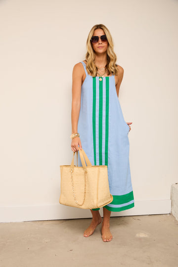 Erica Striped Midi Dress