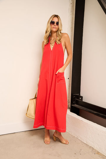 Penelope Open Back Maxi Dress