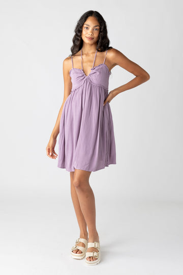 SALE - Casey Halter Neck Mini Dress